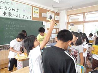 温度計などを使って、数値で環境の違いを比べる